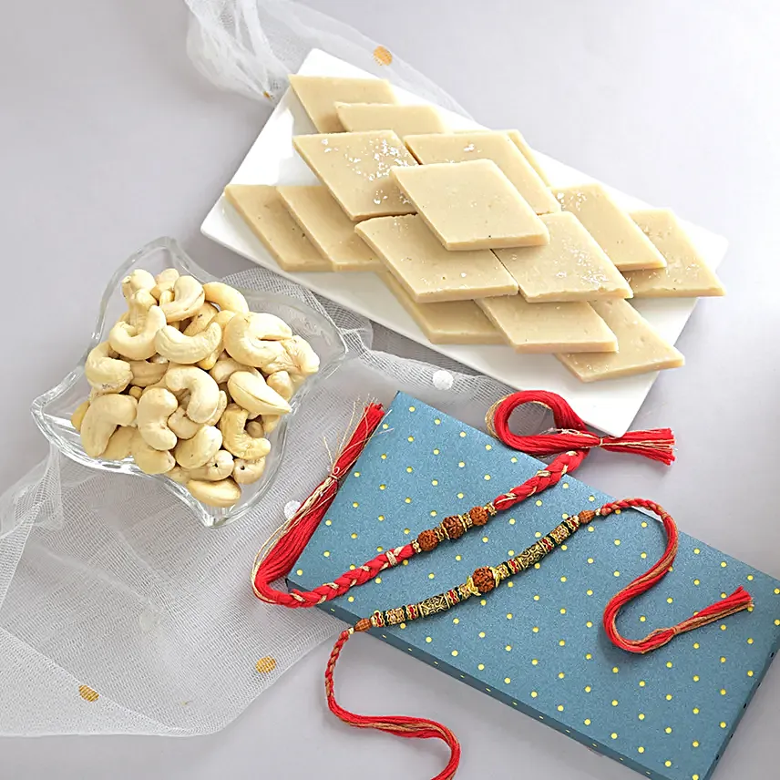 Weaving Love Rakhi Set N Traditional Treats