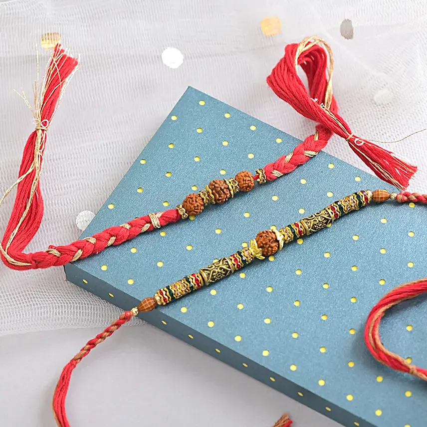 Weaving Love Rakhi Set N Traditional Treats