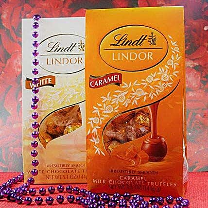 Caramel N White Chocolate Combo:Valentine's Day Gift Delivery in USA