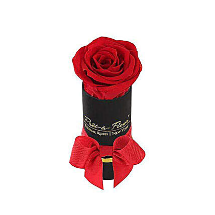 Liberty Eternal Rose Black Gift Box:Send Forever Roses to USA