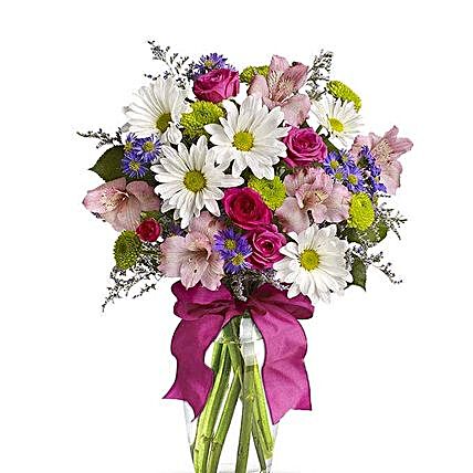 Pretty Flower Vase:Send Roses to USA
