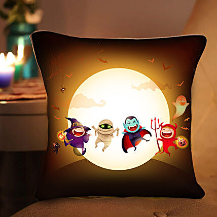Evil Attack LED Cushion:Personalised Cushions to USA