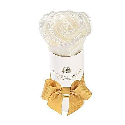 Eternal Rose With White Box:Send Forever Roses to USA