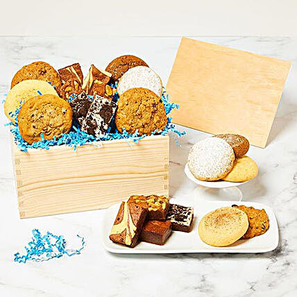 Easter Special Assorted Cookies And Brownies Hamper