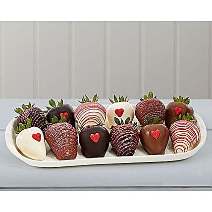 Chocolate Dipped Tempting Giant Strawberries:Patisserie to USA