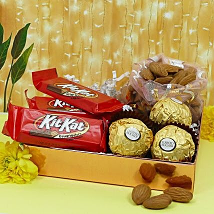 Diwali Wishes Chocolates And Almonds