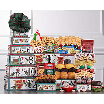 Sweet Tooth Treats Christmas Wishes Hamper:Hampers USA