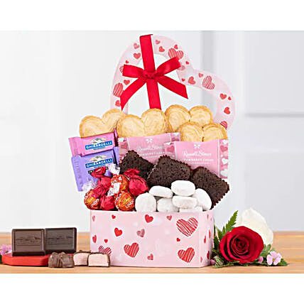 Valentine Brownies And Truffles