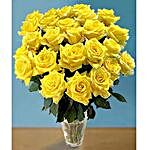 25 Long Stem Yellow Roses
