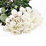 50 Long Stem White Roses
