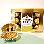 Ferrero Rocher & Golden Shell Ganesha Combo for Diwali