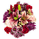 Shades Of Pink Red Purple Bouquet