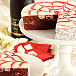 Red Velvet Brownie Cake