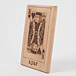 King of Hearts Wooden Plaque