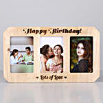 Personalised Birthday One Personalised Wooden Photo Frame