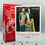 Personalized Card And Lindt For Diwali