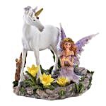 Fairy And Unicorn Figurine