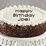 Personalized Chocolate and Vanilla Cake Happy Birthday