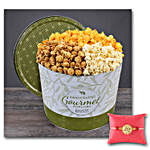 Gourmet Popcorn Tin 1 Gallon With Rakhi