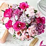 Pink Champagne Flower Vase