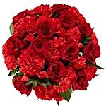 Romantic Red Flower Vase