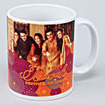 Personalised White Diwali Family Mug