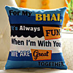 Fun Bhai Printed Cushion