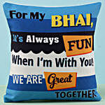 Fun Bhai Printed Cushion