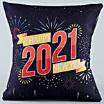 Booming Happy New Year 2021 Cushion