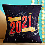 Booming Happy New Year 2021 Cushion
