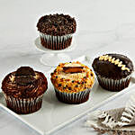 Jumbo Choco Lover Cupcakes With Personalised Greeting Card