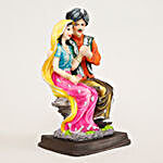 Beautiful Sitting Rajasthani Couple Figurine