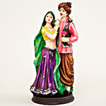 Lovely Rajasthani Couple Standing Figurine