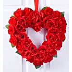 Romantic Rose Heart Wreath