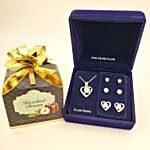 Silver Plated Jewelry Gift Set