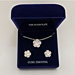 Silver Plated Zirconia Gift Set