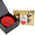 Ferrero Rocher Chocolates And Forever Rose