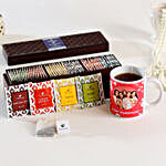 Tea Bags & Personalised Mug Combo