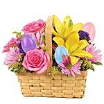 Easter Special Lovely Assorted Flowers Arrangement