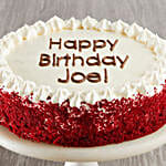 Personalised Red Velvet Chocolate Cake