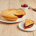 Plump Cherry Pie And Greeting Card
