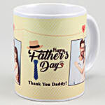 Personalised Fathers Day White Mug