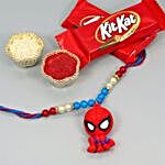 Spiderman Kids Rakhi And Nestle Kitkats