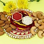 Bhai Dooj Thali And Dry Fruits