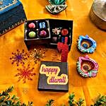 Diwali Vibes Chocolates Tower And Diyas Hamper