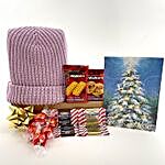 Christmas Special Sweet Treats And Beanie Hamper