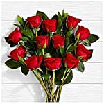 Romantic Red Roses Bunch