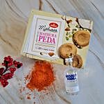 Holi Special Peda With Gulal And Vodka