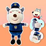Wolfoo Police Soft Toy