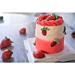 Fruity Strawberry Cake 4 Inches
